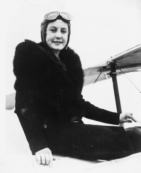 Ivy Hassard (nee Pearce) in her flying gear, Gold Coast, Queensland, circa 1935 Alexander McRobbie photographer