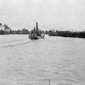 The paddle steamer Maid of Sker on the Nerang River, Queensland Photographer unknown