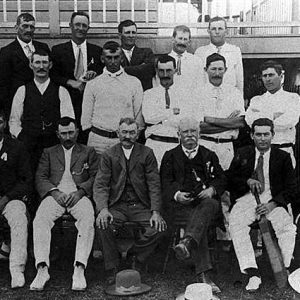 Alberton Cricket Club, circa 1907-1910. Photographer unknown