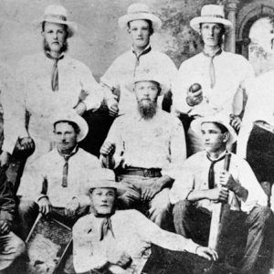 Southport's first cricket team, circa 1883. Photographer unknown