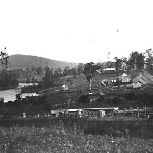 Looking south to the Upper Coomera School of Arts, circa 1930s. Photographer unknown