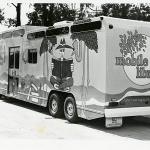 Albert and Logan Mobile Library, circa 1980s. Photographer unknown