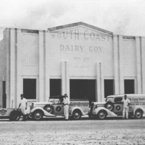 South Coast Dairy, Scarborough Street, circa 1936. Photographer unidentified