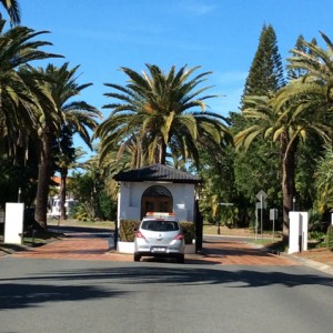 Entrance to the Sovereign Islands estate Paradise Point June 2015 Photographer A Ford