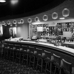 Interior of the American Bar at the entrance to the Paradise Room in the Surfers Paradise Hotel, Queensland, 1958 Alexander McRobbie, photographer
