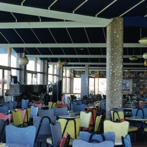 Interior of the Skyline Cabaret and Beer Garden by Arthur Leebold 1958, City of Gold Coast Local Studies Library