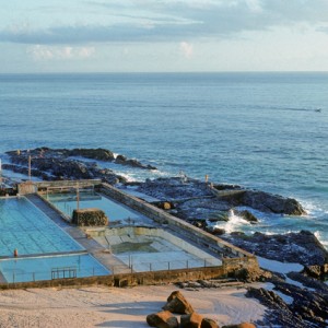 Jack Evans' Porpoise Pool at Snapper Rocks, Coolangatta, Queensland, 30 March 1977 Fred Saxon photographer