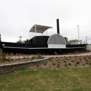 Maid of Sker, paddle steamer, Bischoff Park, Nerang, Queensland, circa 2010 Cal Mackinnon, photographer