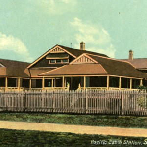 Pacific Cable Station postard circa 1920s Photographer unknown