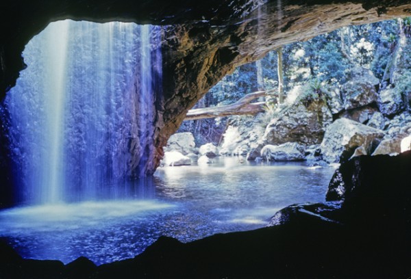 The natural archway formed by Cave Creek circa 1959 G A Black photographer