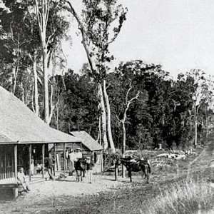 Thomas Hanlon's Ferry Hotel, Yatala, 1872 Photographer unknown
