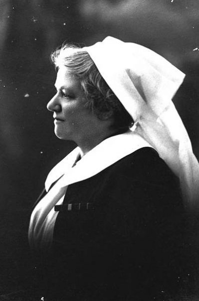 Portrait of Matron Annabella Gawn. Photographer unknown.