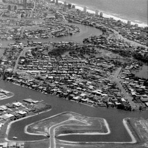 The last area of development of Florida Gardens, circa 1981. L. Cleland, photographer