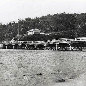 Tallebudgera Creek bridge, Burleigh Heads, 1931. Photographer unknown