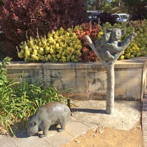 Sculptures at the Gold Coast Regional Botanical Gardens, 2015. Photographer C Yuke.