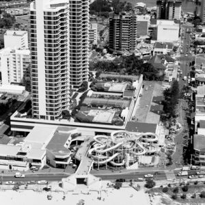 Paradise Centre towers, Surfers Paradise, 1980s. A. L. Lambert, photographer