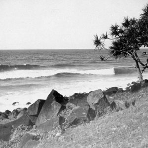 Ocean scene from Burleigh Headland, circa 1920. Guy Hunt, photographer