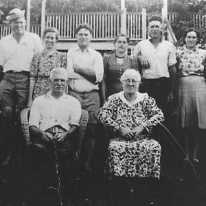 John Fisher Proud and family, 1935. Photographer unknown