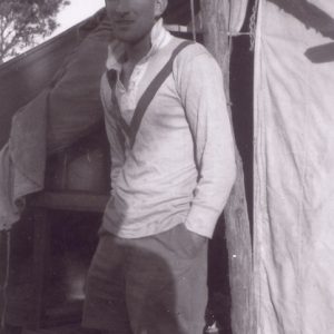 Pat O'Brien, Burleigh Surf Club, 1949. Brian Garde, photographer